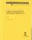 Cover of: Nondestructive evaluation of aging aircraft, airports, and aerospace hardware III