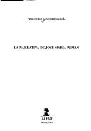 Cover of: La narrativa de José María Pemán