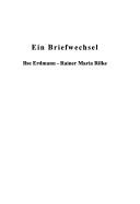 Cover of: Ein Briefwechsel by Ilse Erdmann