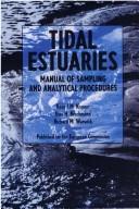 Cover of: Tidal estuaries: manual of sampling and analytical procedures