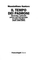 Cover of: Il tempo dei padroni by Massimiliano Santoro