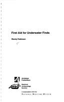 Cover of: First aid for underwater finds