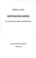 Cover of: Partyzáni bez legend