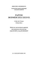 Cover of: Papyri Bodmer XXX-XXXVII: "Codex des Visions" : poèmes divers