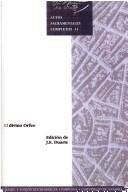 Cover of: El divino Orfeo