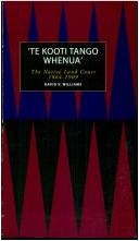 Cover of: "Te Kooti tango whenua" by David V. Williams