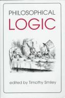 Cover of: Philosophical logic