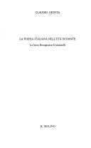 Cover of: La poesia italiana nell'età di Dante by Claudio Giunta