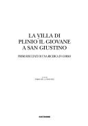 Cover of: La villa di Plinio il giovane a San Giustino: primi risultati di una ricerca in corso