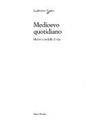 Cover of: Medioevo quotidiano by Ludovico Gatto