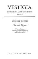 Cover of: Nummi Signati: Untersuchungen zur römischen Münzprägung und Geldwirtschaft