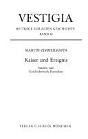 Kaiser und Ereignis by Zimmermann, Martin.