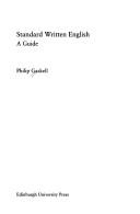 Standard written English by Philip Gaskell