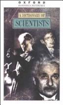 Cover of: A Dictionary of scientists