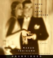 Cover of: When We Were Orphans CD by Kazuo Ishiguro