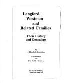 Langford, Westman, and related families by J. Elizabeth Scheiding