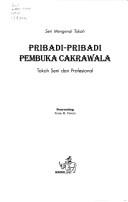 Cover of: Pribadi-pribadi pembuka cakrawala by penyunting, Frans M. Parera.