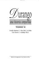 Cover of: Durango, una historia compartida