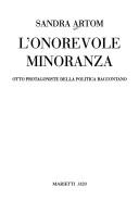 Cover of: L' onorevole minoranza by Sandra Artom
