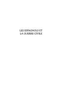 Cover of: Les Espagnols et la Guerre civile by textes rassemblés et présentés par Michel Papy.