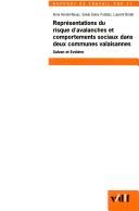 Représentations du risque d'avalanches et comportements sociaux dans deux communes valaisannes by Anne Herold-Revaz