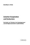 Cover of: Zwischen Kooperation und Konkurrenz by Dorothea A. Christ