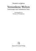 Cover of: Versunkene Welten by Theophile von Bodisco