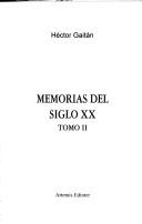 Cover of: Memorias del siglo XX