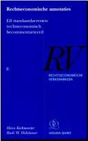 Cover of: Rechtseconomische annotaties by H. O. Kerkmeester