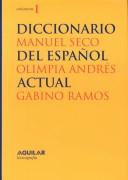 Cover of: Diccionario del español actual by Seco, Manuel