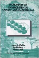 Cover of: Dictionary of environmental science and engineering