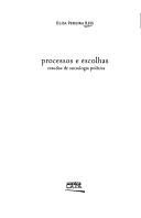 Cover of: Processos e escolhas by Elisa Pereira Reis