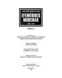 Cover of: Efemérides mineiras, 1664-1897 by José Pedro Xavier da Veiga