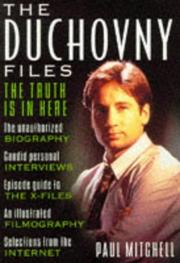 Cover of: THE DUCHOVNY FILES by Paul Mitchell