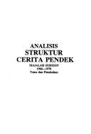 Cover of: Analisis struktur cerita pendek majalah Horison, 1966-1970: tema dan penokohan