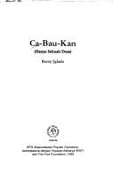 Cover of: Ca-bau-kan by Remy Sylado