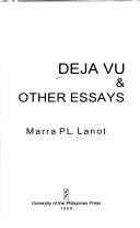 Cover of: Deja vu & other essays