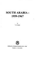 Cover of: South Arabia: 1959-1967