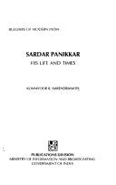 Cover of: Sardar Panikkar | KoМ„nniyuМ„r AМ„r NareМ„ndranaМ„th