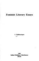 Cover of: Feminist literary essays