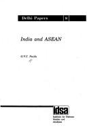 Cover of: India and ASEAN