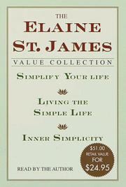 Cover of: The Elaine St. James Value Collection | 