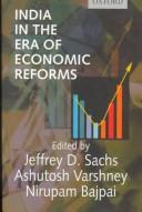 Cover of: India in the era of economic reforms