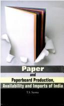 Cover of: Paper and paperboard production, availability, and imports of India