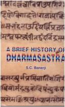 Cover of: A brief history of Dharmaśāstra