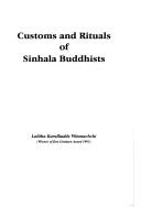 Cover of: Customs and rituals of Sinhala Buddhists