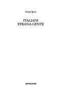 Cover of: Italiani strana gente by Giorgio Bocca