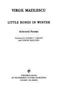 Cover of: Little bones in winter: selected poems