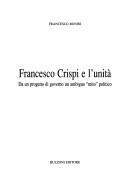 Cover of: Francesco Crispi e l'unità by Francesco Bonini