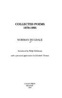 Cover of: Collected poems, 1970-1995